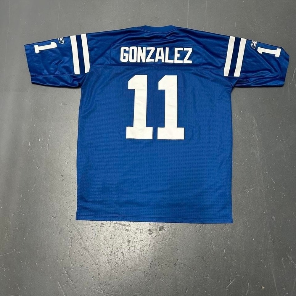 Vintage y2k Reebok Indianapolis colts Anthony Gonzalez stitched football jersey